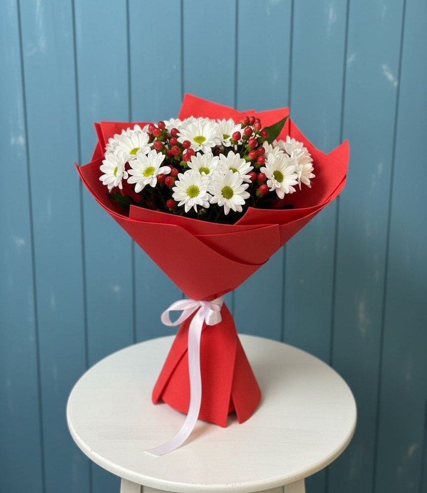 Букет цветов из: Хризантемы в Тоншаево