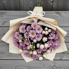 Букет цветов из:  Розы и Хризантемы в Тоншаево