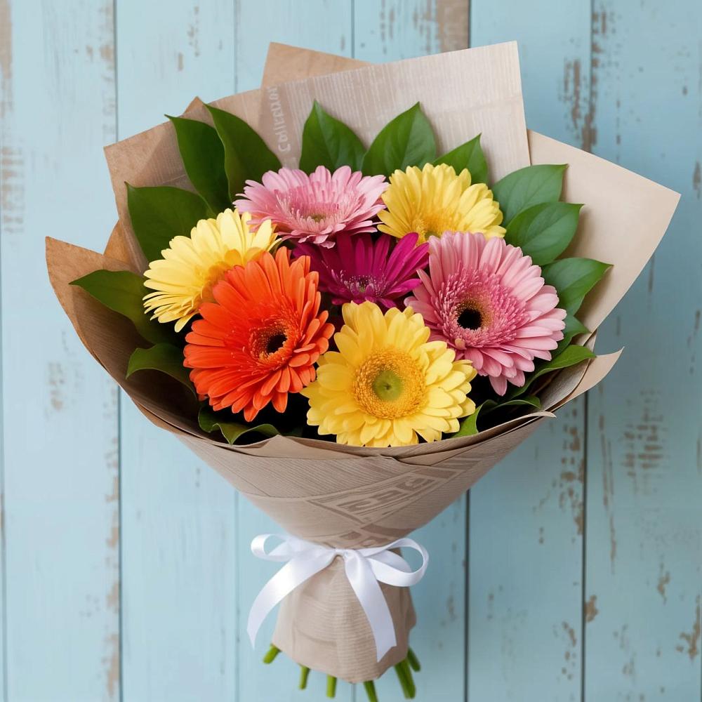 Букет цветов из: Герберы в Тоншаево
